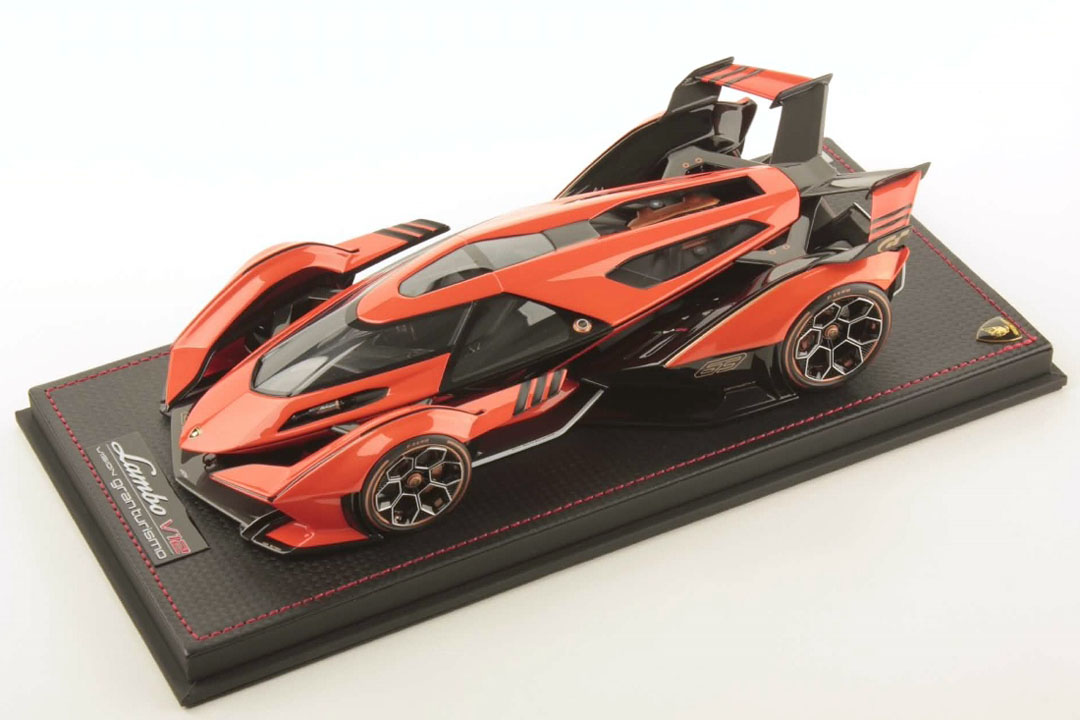 MR collection LAMBO043B 1/18 Lamborghini V12 Vision Gran Turismo Arancio Egon
