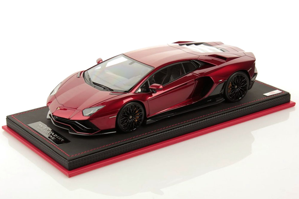MR collection LAMBO050C 1/18 Lamborghini Aventador Ultimae Rosso Efesto Limited 149pcs