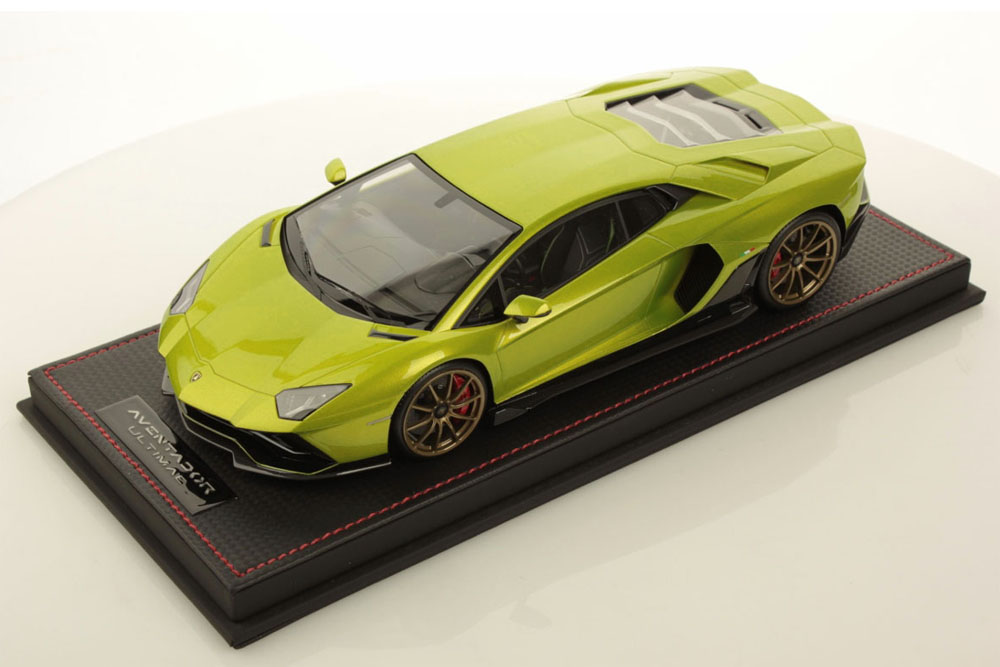 MR collection LAMBO050SE2 1/18 Lamborghini Aventador Ultimae Verde Citrea Limited 69pcs