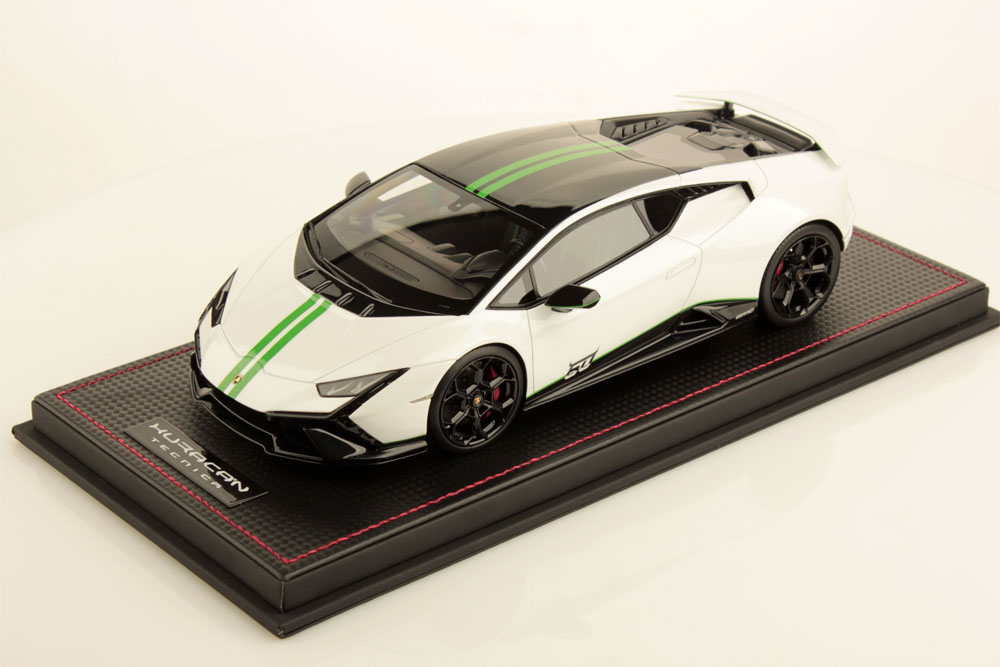 MR collection LAMBO054SB 1/18 Lamborghini Huracan Tecnica Bianco Asopo Shiny Limited 60pcs