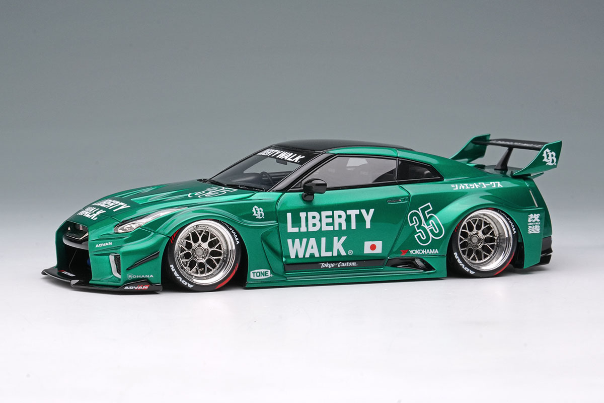 ** 予約商品 ** EIDOLON LB012I 1/43 LB-Silhouette WORKS GT NISSAN 35GT-RR Candy Green Limited 140pcs