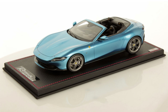 MR collection FE040SE 1/18 Ferrari Roma Spider Blu Corsa Limited 49pcs