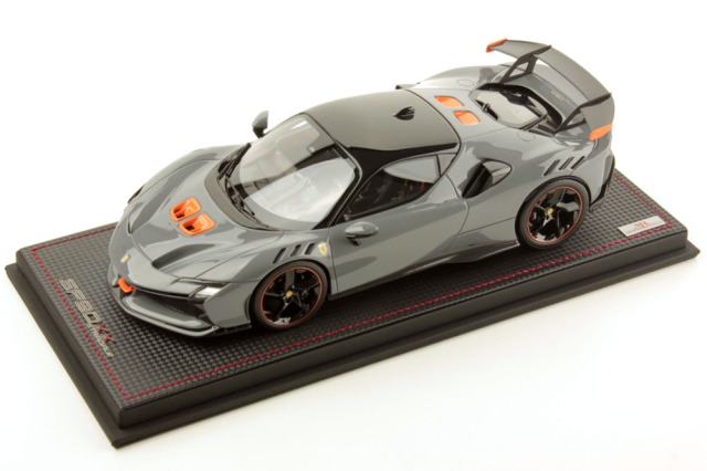 MR collection FE041SE2 1/18 Ferrari SF90 XX Stradale Grigio Nardo Limited 99pcs