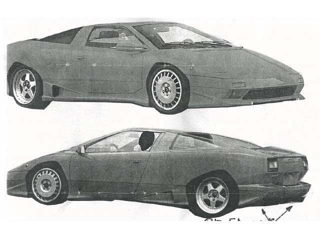 ALEZAN213 ランボルギーニ P140 Prototype 94