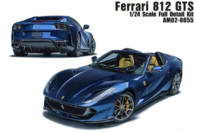 ALPHA Model 1/24キット AM02-0055 Ferrari 812 GTS