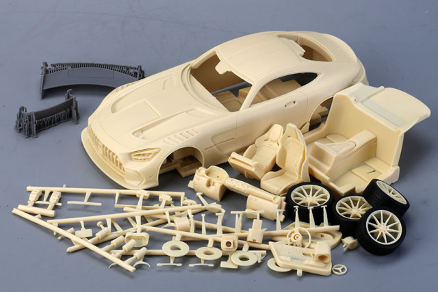 1:24 スケール メルセデス AMG GT ALPHA Model 1/24キット AM02-0058 Mercedes AMG GT Black