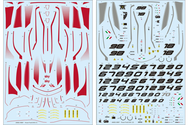 予約商品 ** ALPHA Model 1/24キット AM02-0087 Ferrari FXX K