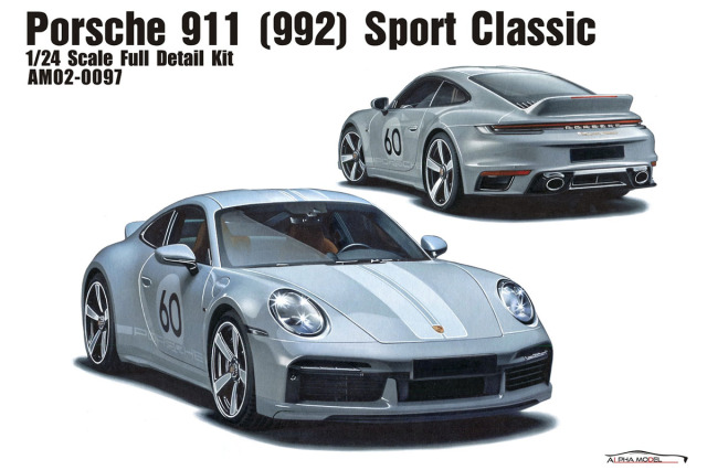 ** 予約商品 ** ALPHA Model 1/24キット AM02-0097 Porsche 911(992) Sport Classic