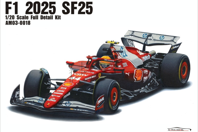 ALPHA Model 1/20キット AM03-0018 Ferrari SF25 2025