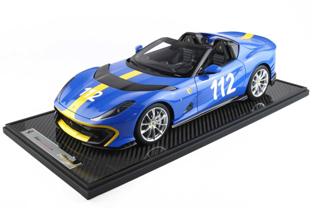 BBR1216Q 1/12 Ferrari 812 Competizione A French Racing Blue Limited 25pcs