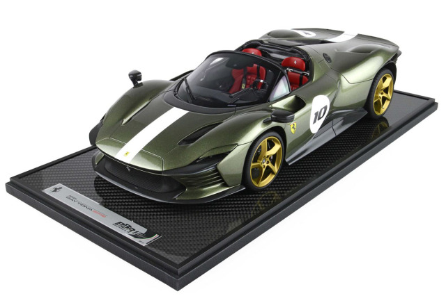BBR1217F 1/12 Ferrari Daytona SP3 Serie Icona (Open roof) Verde Manzoni Lucido Limited 13pcs