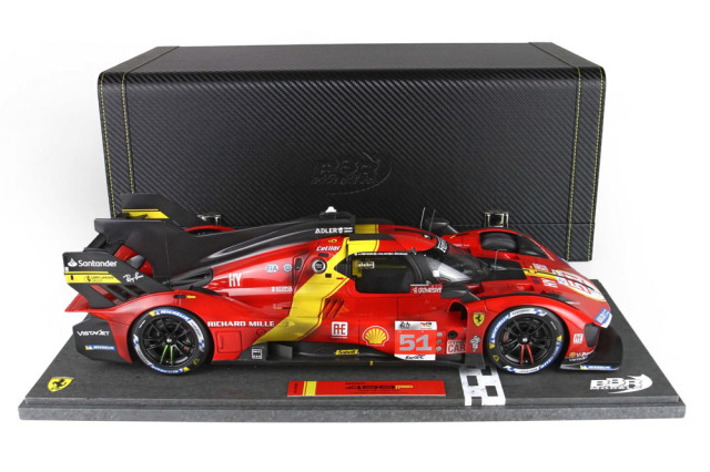 お取り寄せ商品】 BBR1219DIRTY 1/12 Ferrari 499P Le Mans 2023 n.51