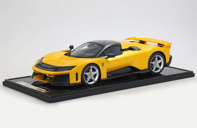 ** 予約商品 ** BBR1223B 1/12 Ferrari F80 Carbon optional Giallo Tristrato - Silver wheels