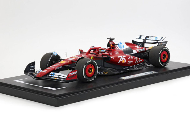 ** 予約商品 ** BBR1227C16 1/12 Ferrari SF-25 Monaco GP 2025 livery for 75 years with Shell C.Leclerc