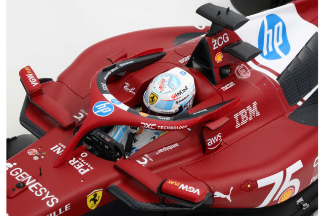 予約商品 ** BBR1227C16 1/12 Ferrari SF-25 Monaco GP 2025 livery
