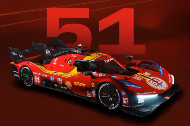 ** 予約商品 ** BBR1228B 1/12 Ferrari 499P car n.51 24h Le Mans 2025 Limited 5pcs