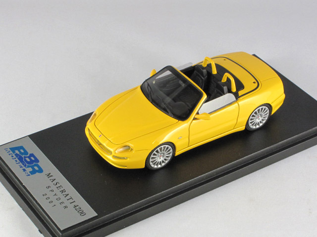 BBR143A Maserati 4200GT Spider 2001 Yellow