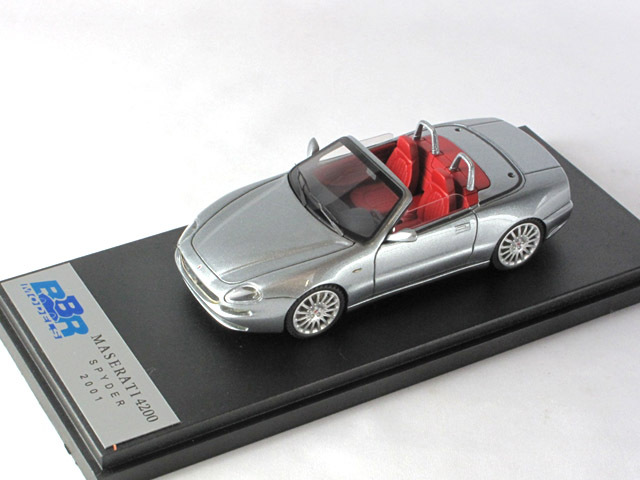 BBR143D Maserati 4200GT Spider 2001 Dark Metal Silver