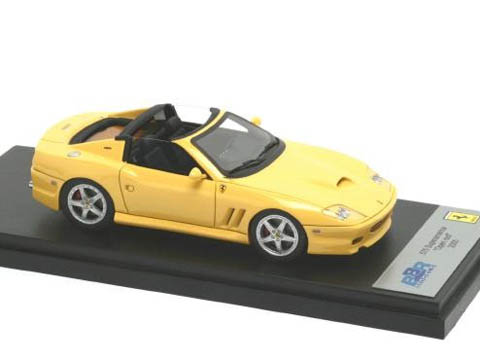 BBR170B Ferrari 575 Super America 2004 Roof open Yellow