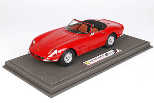 BBR1816C1V 1/18 Ferrari 275GTB Spider Nart Red Limited 162pcs （ケース付）