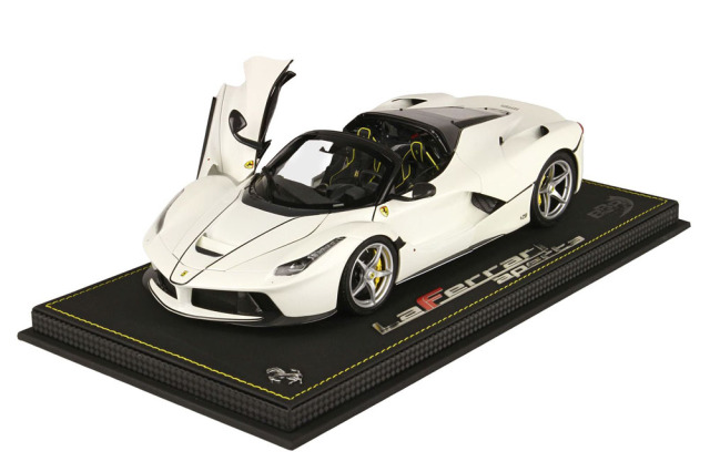 BBR 182233DIE 1/18 La Ferrari Aperta Bianco Awus Limited 36pcs （ケース付）
