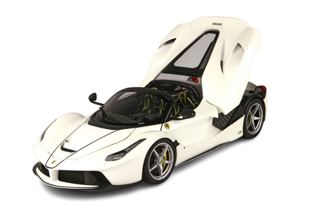 BBR 182233DIE 1/18 La Ferrari Aperta Bianco Awus Limited 36pcs