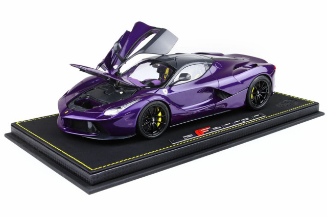 ** 予約商品 ** BBR BBR182237DIE 1/18 La Ferrari Purple Dubai - Viola Vio tailor made Limited 200pcs（ケース付）