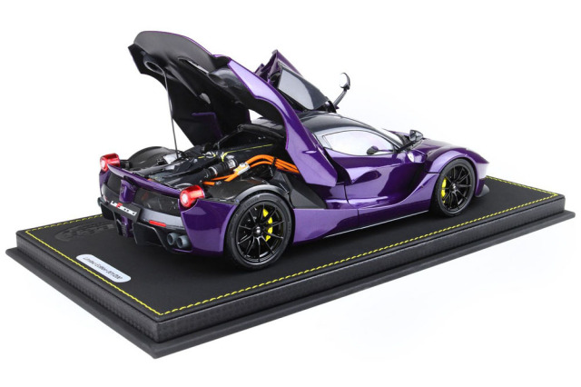 BBR 182237DIE 1/18 La Ferrari Purple Dubai - Viola Vio tailor made