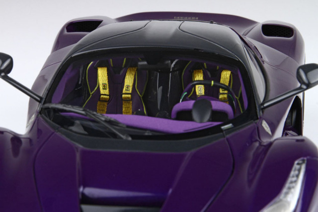 BBR 182237DIE 1/18 La Ferrari Purple Dubai - Viola Vio tailor made