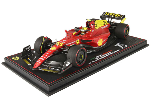 BBR 182275-55DIE 1/18 Ferrari F1-75 Italian GP Monza 2022 C.Sainz