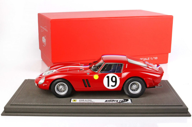 予約商品 ** BBR1854V 1/18 Ferrari 250GTO Le Mans 1962 SN 3705 GT