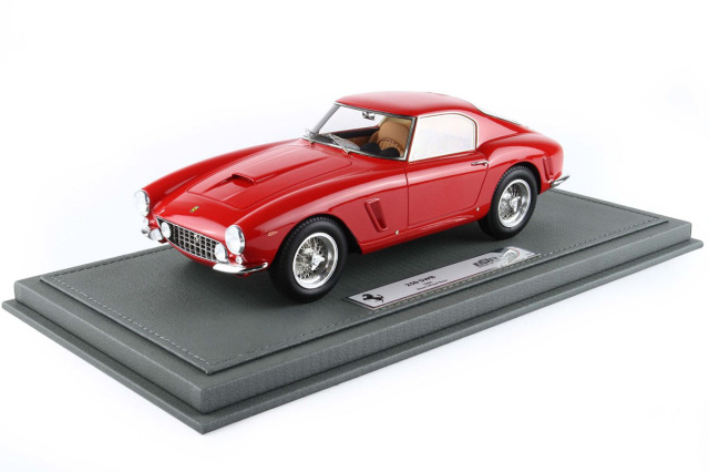 【お取り寄せ商品】 BBR1861A1V 1/18 Ferrari 250 SWB Short Wheel Base Red (leather color interior) Limited 72pcs（ケース付）