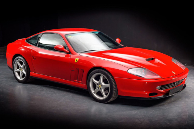 ** 予約商品 ** BBR1873AV 1/18 Ferrari 550 Maranello 1996 Rosso Corsa - Black（ケース付）