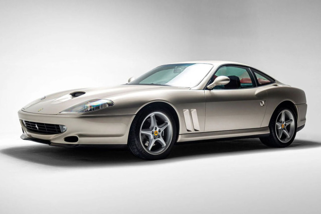 ** 予約商品 ** BBR1873BV 1/18 Ferrari 550 Maranello 1996 Grigio Ingrid - Bordeaux（ケース付）