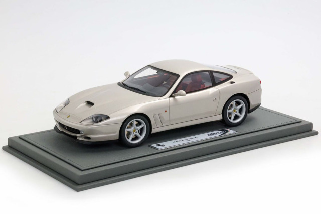 ** 予約商品 ** BBR1873BV 1/18 Ferrari 550 Maranello 1996 Grigio Ingrid - Bordeaux Limited 54pcs（ケース付）