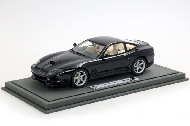 ** 予約商品 ** BBR1873DV 1/18 Ferrari 550 Maranello 1996 Nero Daytona - Cream Limited 18pcs（ケース付）