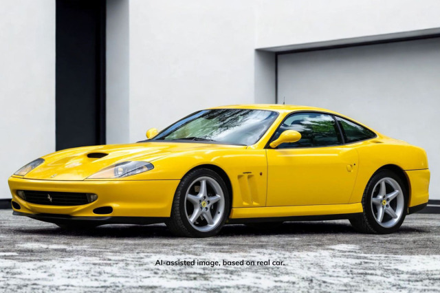 ** 予約商品 ** BBR1873HV 1/18 Ferrari 550 Maranello 1996 Giallo Modena - Silver rims Limited 18pcs（ケース付）