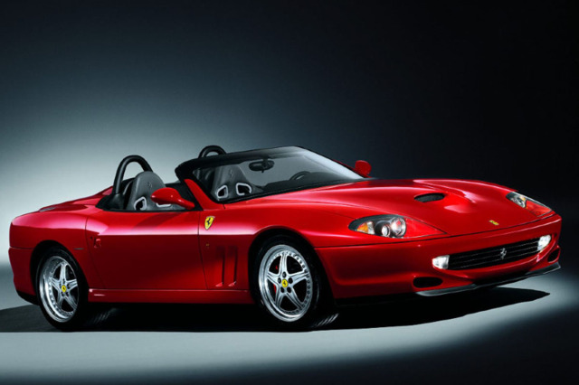 ** 予約商品 ** BBR1874AV 1/18 Ferrari 550 Barchetta 2000 Rosso Corsa - Black interior（ケース付）