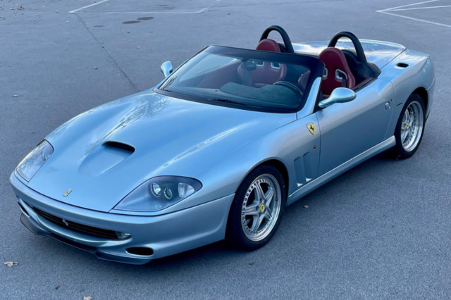 ** 予約商品 ** BBR1874FV 1/18 Ferrari 550 Barchetta 2000 Argento Nurburgring - Bordeaux interior（ケース付）