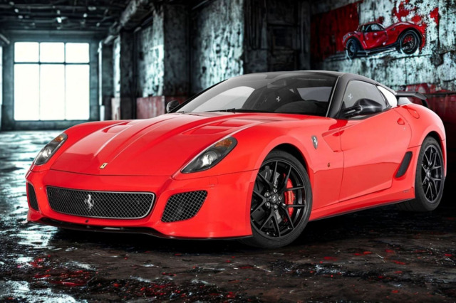 ** 予約商品 ** BBR1880A1V 1/18 Ferrari 599 GTO 2010 Rosso Corsa with Black roof and Wings Limited 27pcs（ケース付）
