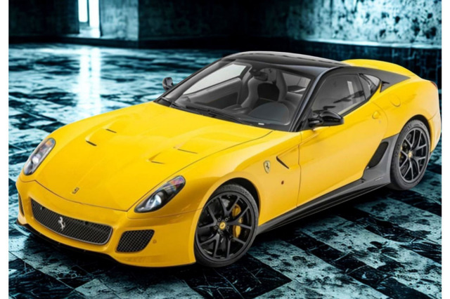 ** 予約商品 ** BBR1880B1V 1/18 Ferrari 599 GTO 2010 Giallo Tristrato with Black roof Limited 27pcs（ケース付）