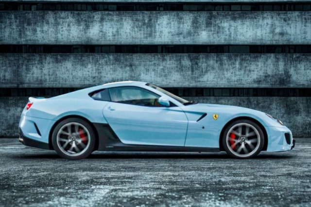 ** 予約商品 ** BBR1880GV 1/18 Ferrari 599 GTO 2010 Azzurro la Plata Limited 27pcs（ケース付）
