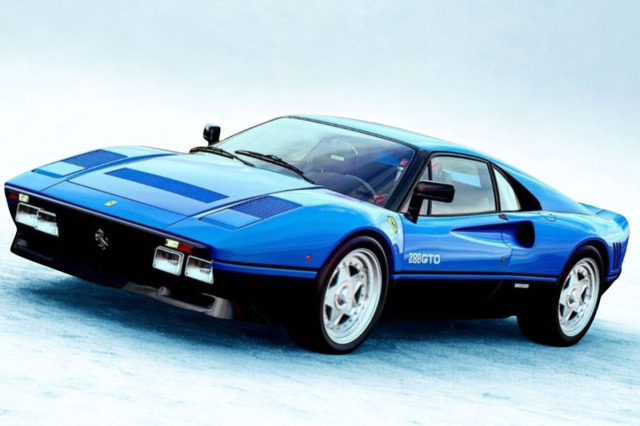 ** 予約商品 ** BBR198H1 Ferrari 288GTO Azzurro Dino / Black