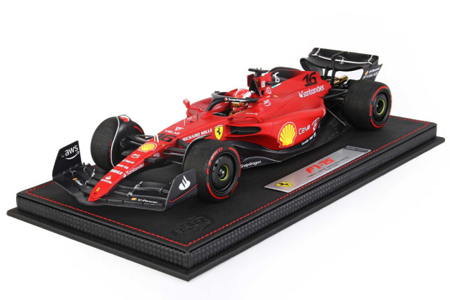 BBR 221816DIEV 1/18 Ferrari F1-75 Bahrain GP 2022 C.Leclerc Winner （ケース付）