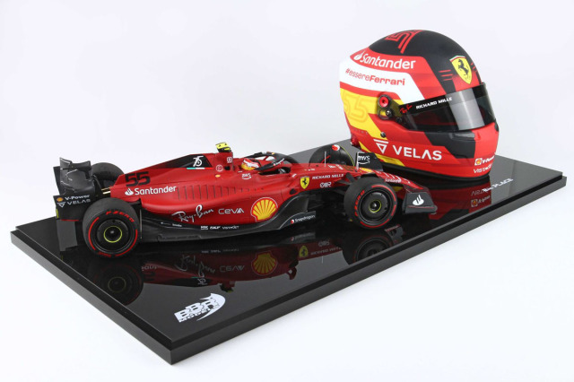 BBR 221855ST 1/18 Ferrari F1-75 Bahrain GP 2022 C.Sainz & 1