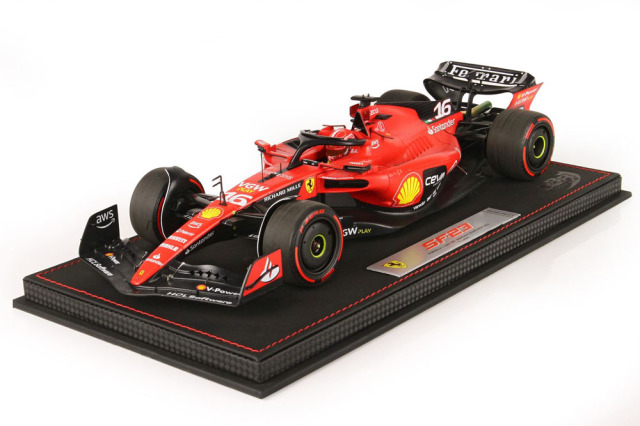 BBR 231816DIE 1/18 Ferrari SF-23 Baharain GP 2023 C.Leclerc Limited 200pcs（ケース付）