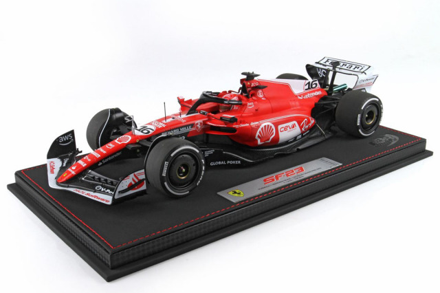 BBR 231816EDIE 1/18 Ferrari SF-23 Las Vegas GP 2023 C.Leclerc （ケース付）