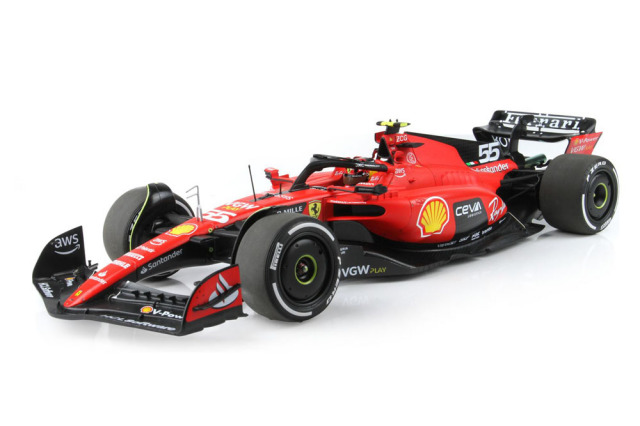 BBR 231855DDIE 1/18 Ferrari SF-23 Singapore GP Marina Bay
