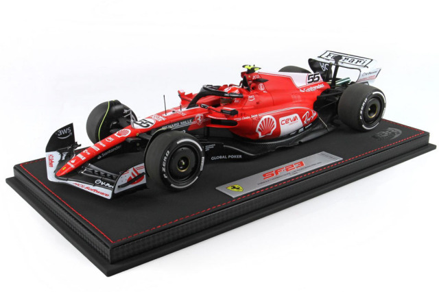 BBR 231855EDIE 1/18 Ferrari SF-23 Las Vegas GP 2023 C.Sainz （ケース付）