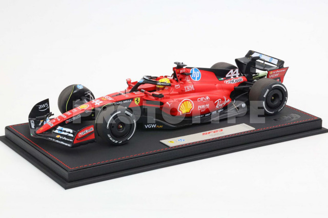 ** 予約商品 ** BBR 2318T44DIE 1/18 Ferrari SF-23 Fiorano test 2025 - Hamilton car n.44 （ケース付）